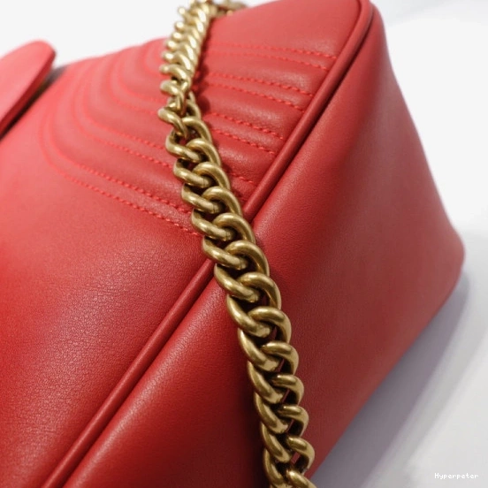 Hyper Peter top medium Marmont Gucci bag handle GG 0711
